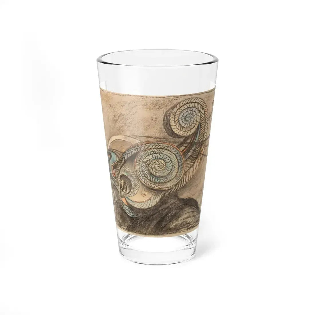 Mask (Magazine Illustration) Pint Glass 16oz - Go Mug Yourself