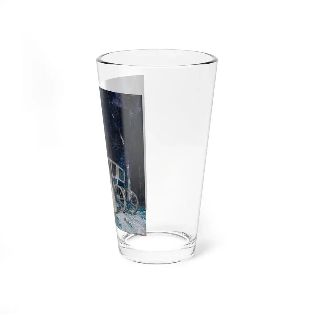 Masked Bandit (Magazine Illustration) Pint Glass 16oz - Go Mug Yourself