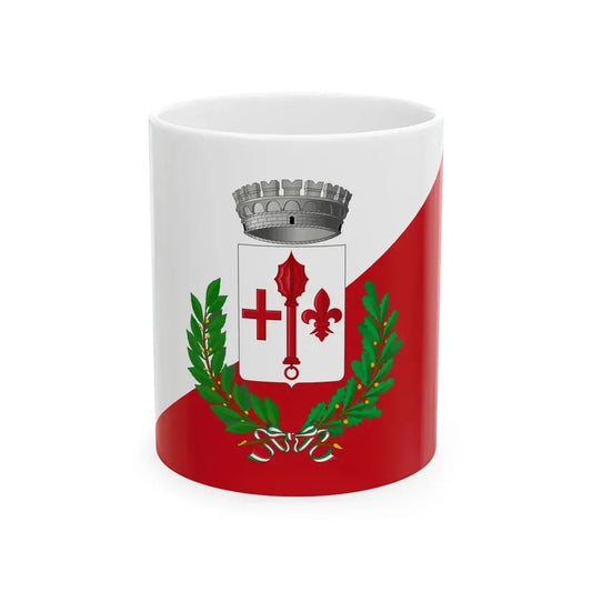 Massa e Cozzile-Bandiera (Italy) White Coffee Mug 11oz - Go Mug Yourself