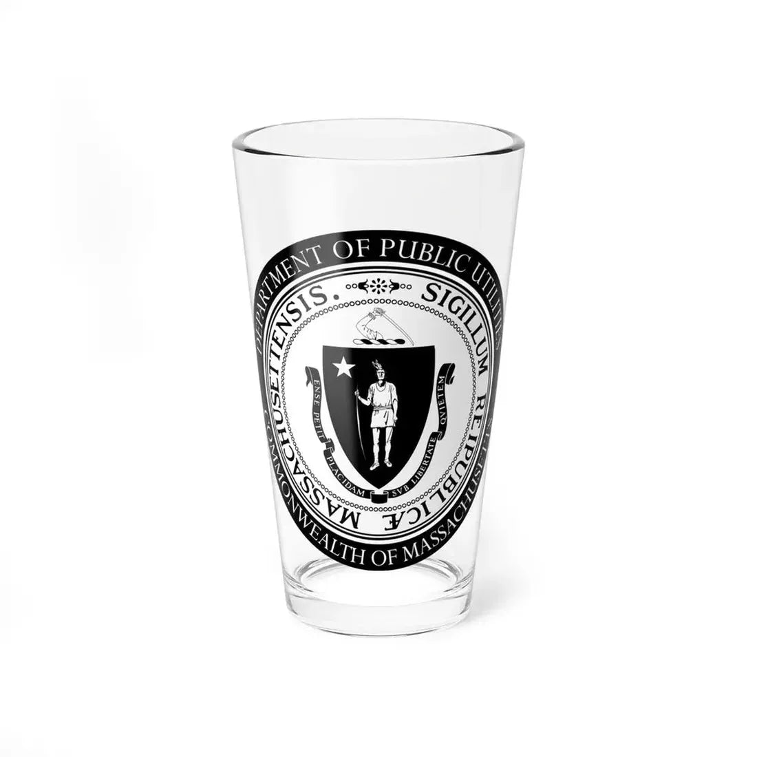 Massachusetts Department of Public Utilities - Pint Glass 16oz 16oz - Go Mug Yourself