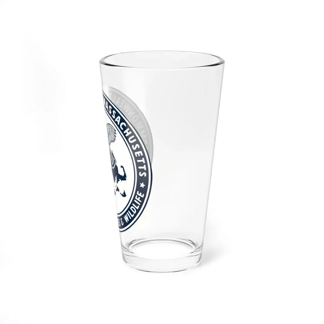 Massachusetts Fish and Wildlife - Pint Glass 16oz - Go Mug Yourself