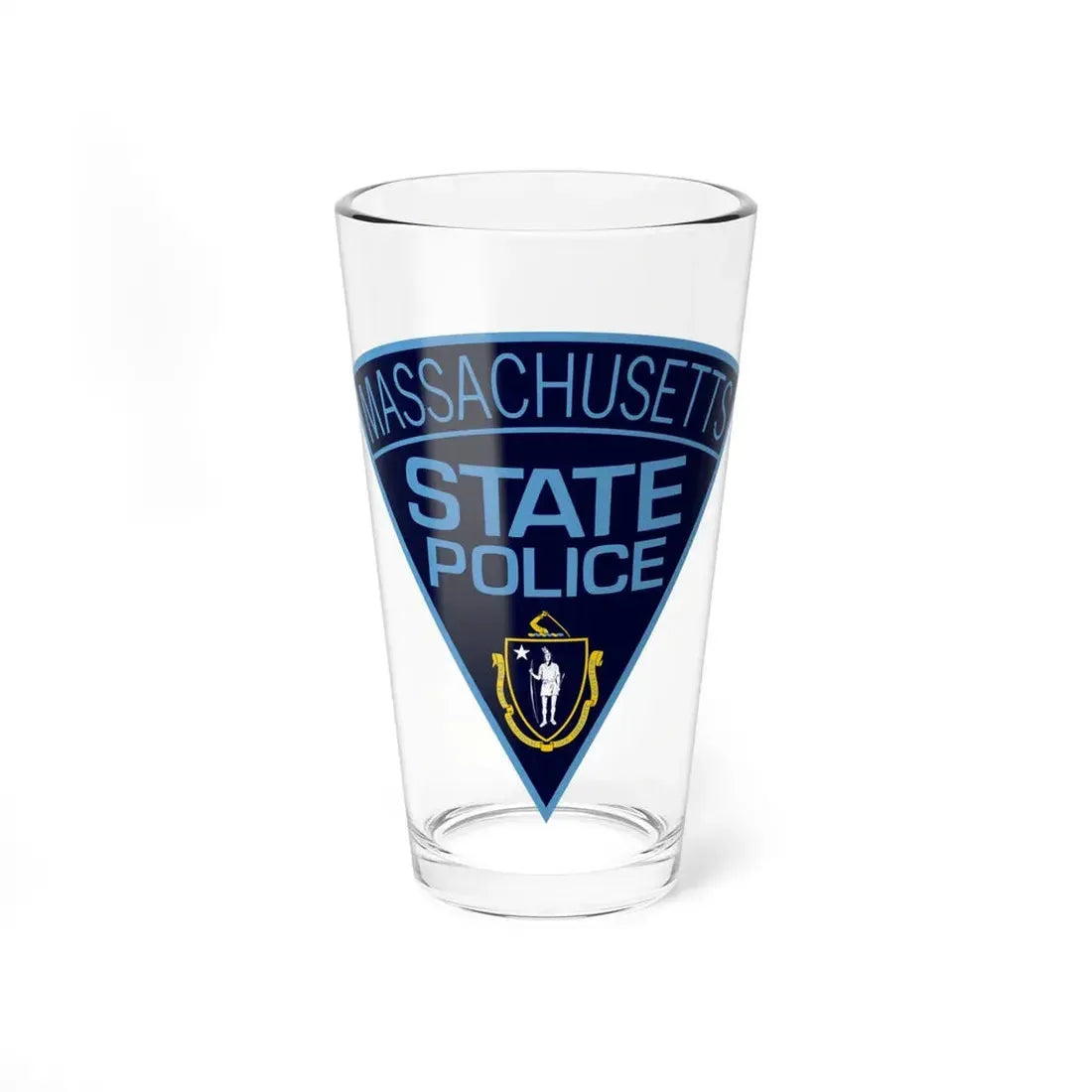Massachusetts State Police - Pint Glass 16oz 16oz - Go Mug Yourself