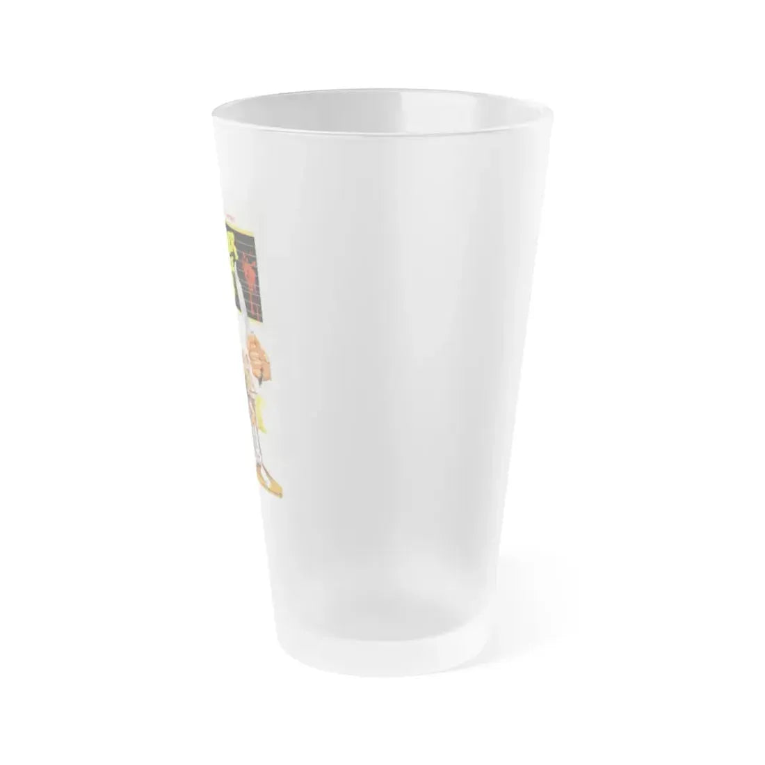 MASSACRE AT CENTRAL HIGH (GERMAN) 1976 Movie Poster - Frosted Pint Glass 16oz - Go Mug Yourself