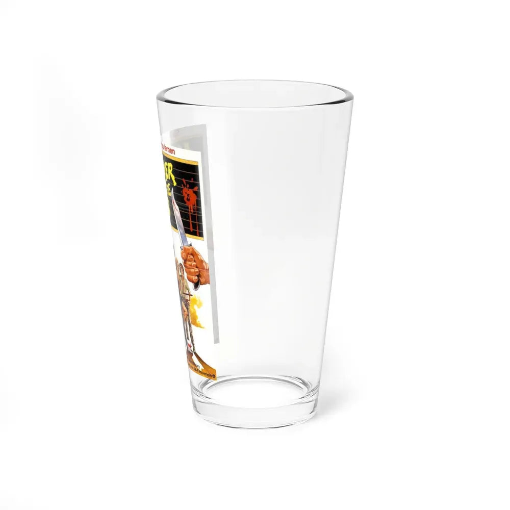 MASSACRE AT CENTRAL HIGH (GERMAN) 1976 Movie Poster - Pint Glass 16oz - Go Mug Yourself