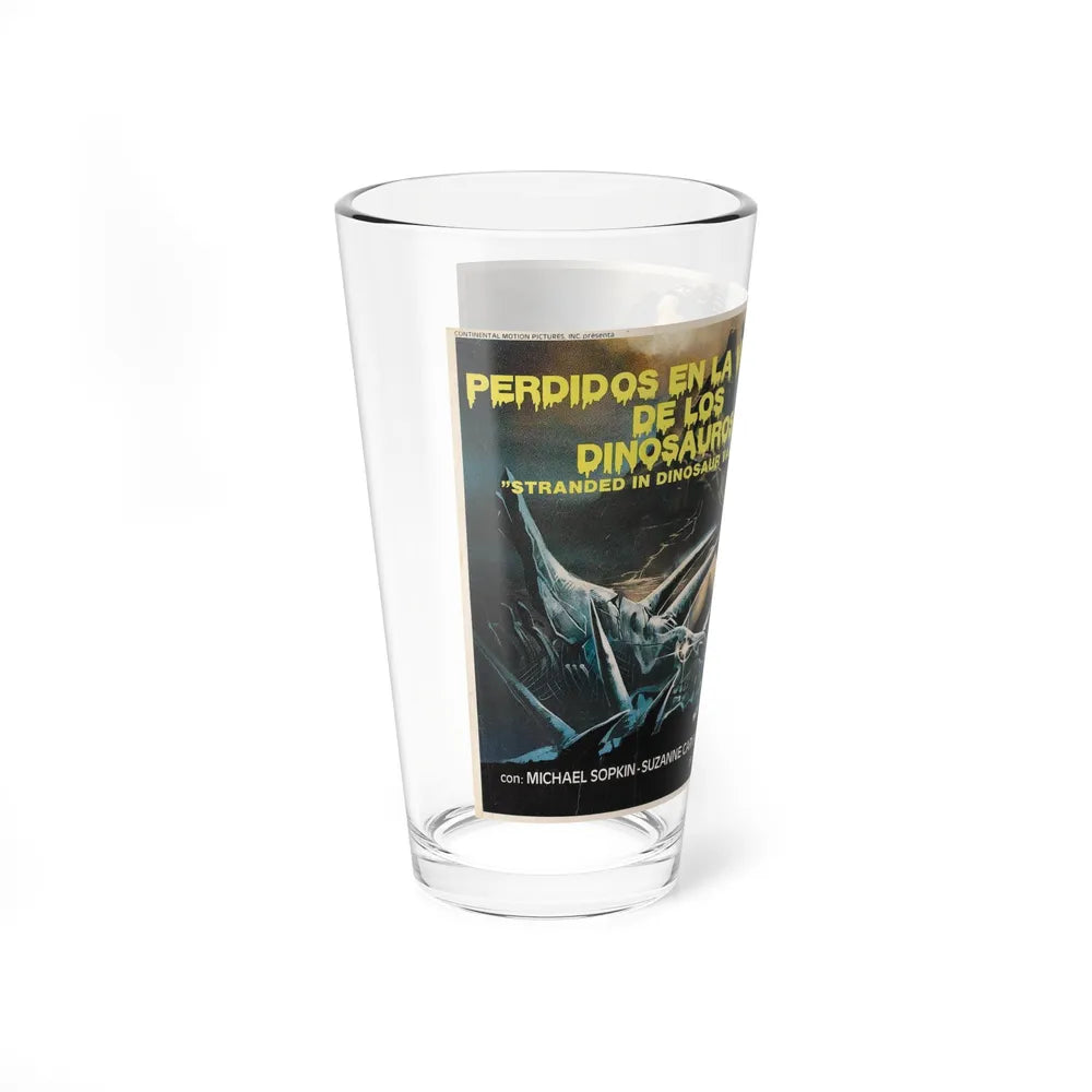 MASSACRE IN DINOSAUR VALLEY 1985 Movie Poster - Pint Glass 16oz - Go Mug Yourself