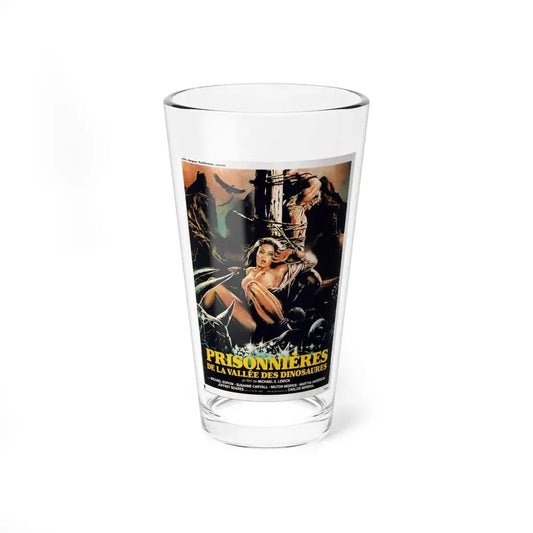 MASSACRE IN DINOSAUR VALLEY (2) 1985 Movie Poster - Pint Glass 16oz 16oz - Go Mug Yourself