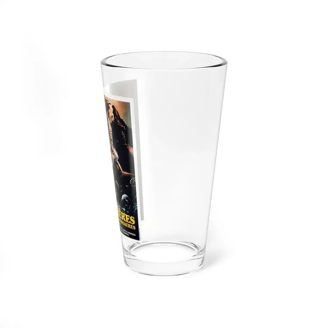 MASSACRE IN DINOSAUR VALLEY (2) 1985 Movie Poster - Pint Glass 16oz - Go Mug Yourself