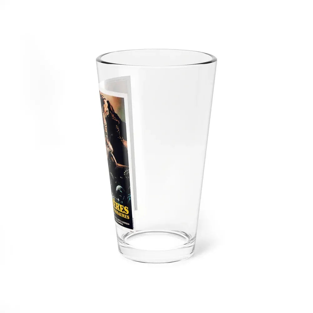 MASSACRE IN DINOSAUR VALLEY (2) 1985 Movie Poster - Pint Glass 16oz - Go Mug Yourself