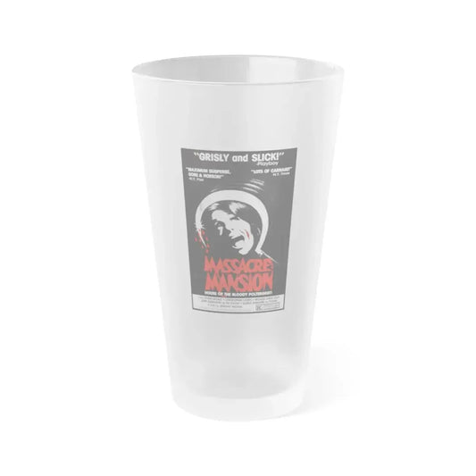 MASSACRE MANSION (THE NESTING) 1981 Movie Poster - Frosted Pint Glass 16oz 16oz Frosted - Go Mug Yourself
