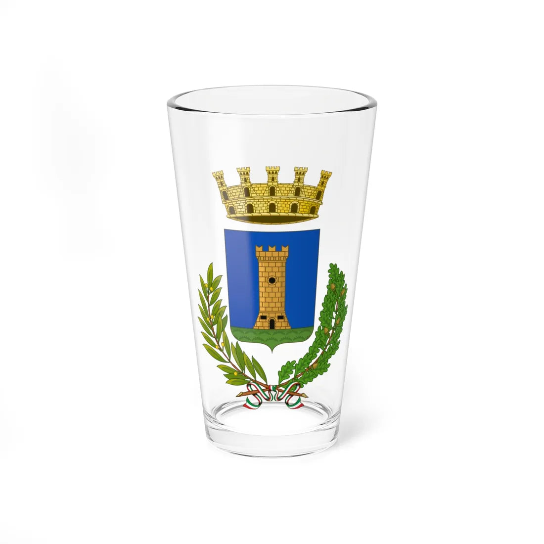 Massafra-Stemma (Italy) (Coat of Arms) Pint Glass 16oz 16oz - Go Mug Yourself