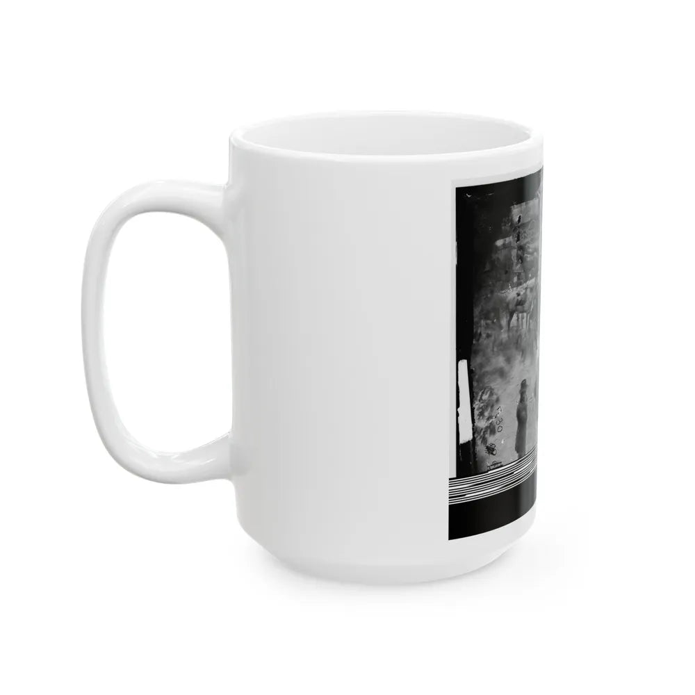 Massaponax Church, Va. Council Of War Gen. Ulysses S. Grant Examining Map Held By Gen. George G. Meade (U.S. Civil War) White Coffee Mug-Go Mug Yourself
