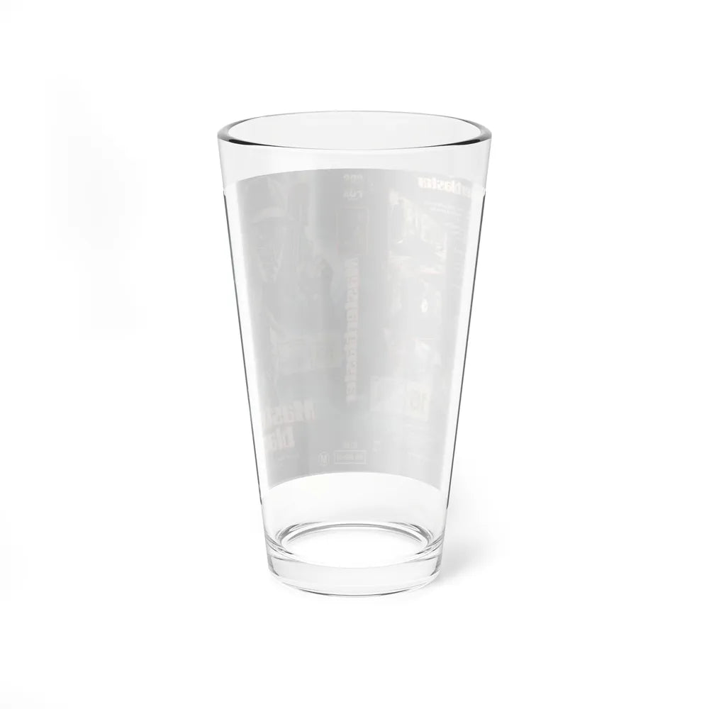 MASTER BLASTER ACTION (VHS COVER) Pint Glass 16oz - Go Mug Yourself