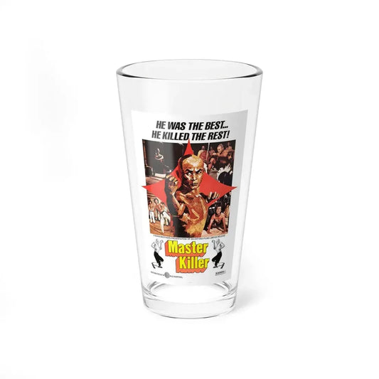 MASTER KILLER (36TH CHAMBER OF SHAOLIN) 1978 Movie Poster - Pint Glass 16oz 16oz - Go Mug Yourself