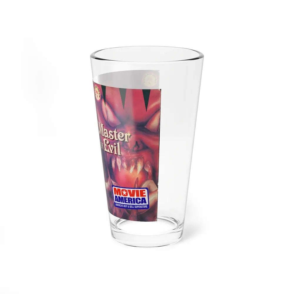 MASTER OF EVIL (VHS COVER) Pint Glass 16oz - Go Mug Yourself