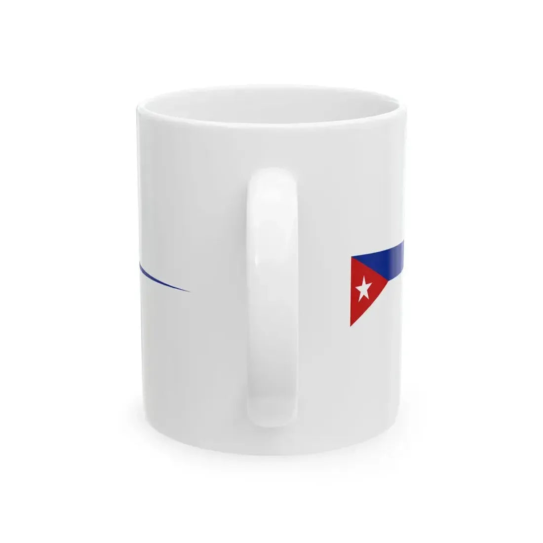 Masthead Pennant of Cuba (Cuba) White Coffee Mug - Go Mug Yourself