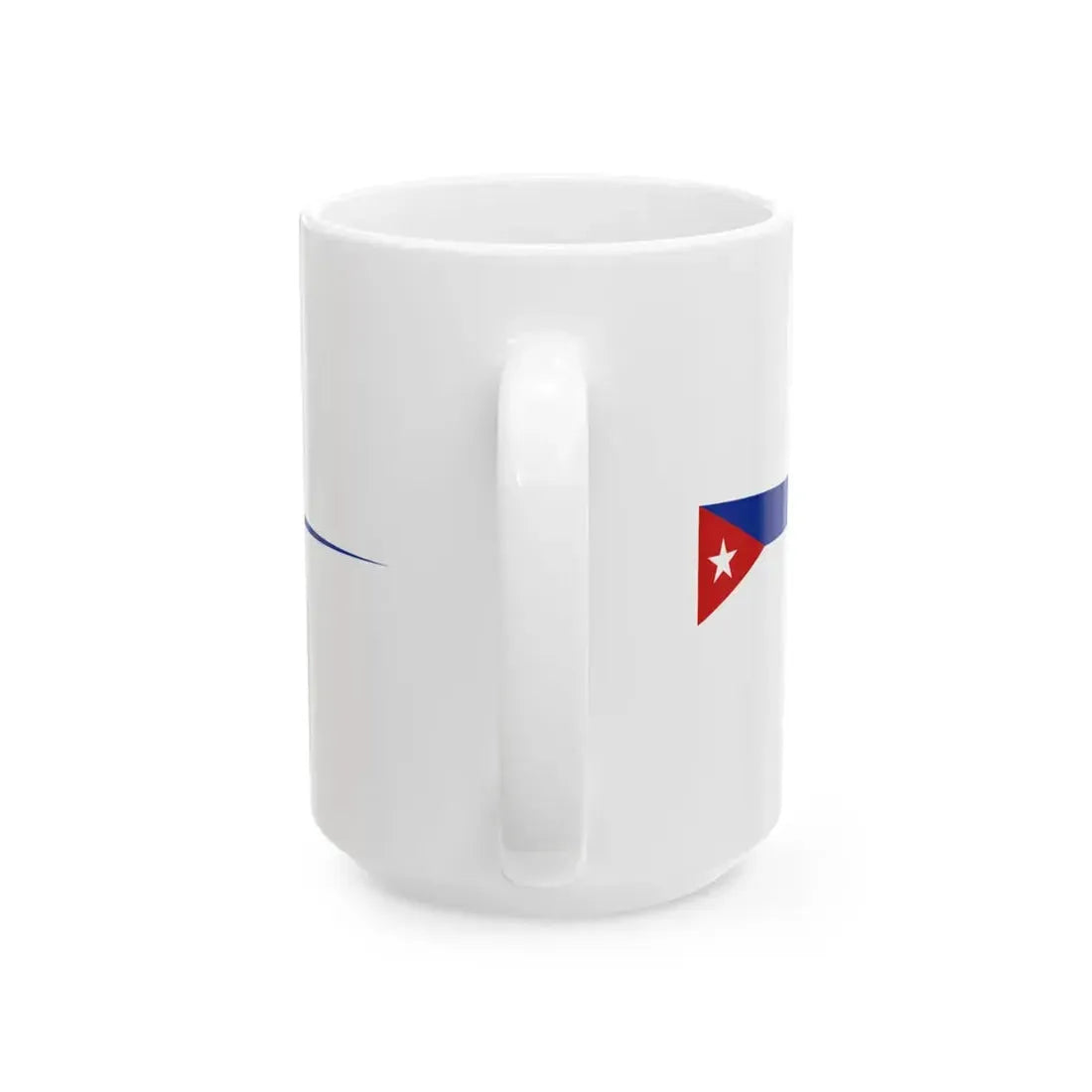 Masthead Pennant of Cuba (Cuba) White Coffee Mug - Go Mug Yourself
