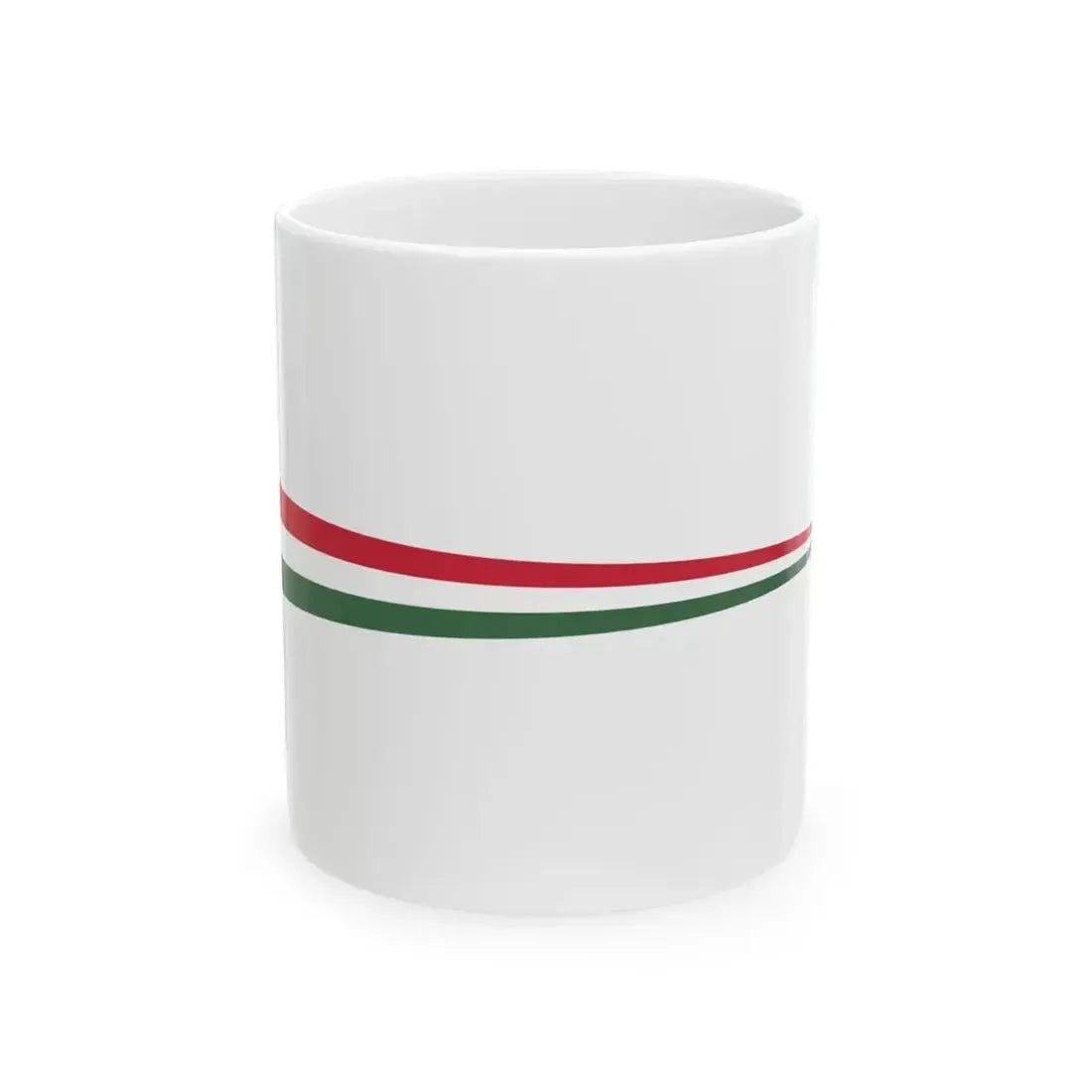 Masthead pennant of Hungary (Hungary) White Coffee Mug 11oz - Go Mug Yourself