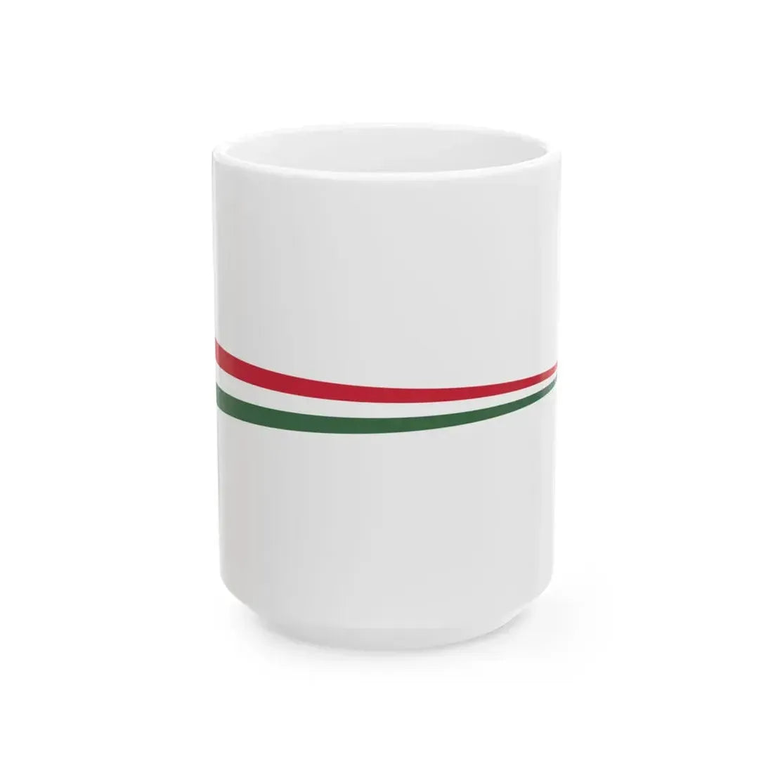 Masthead pennant of Hungary (Hungary) White Coffee Mug 15oz - Go Mug Yourself