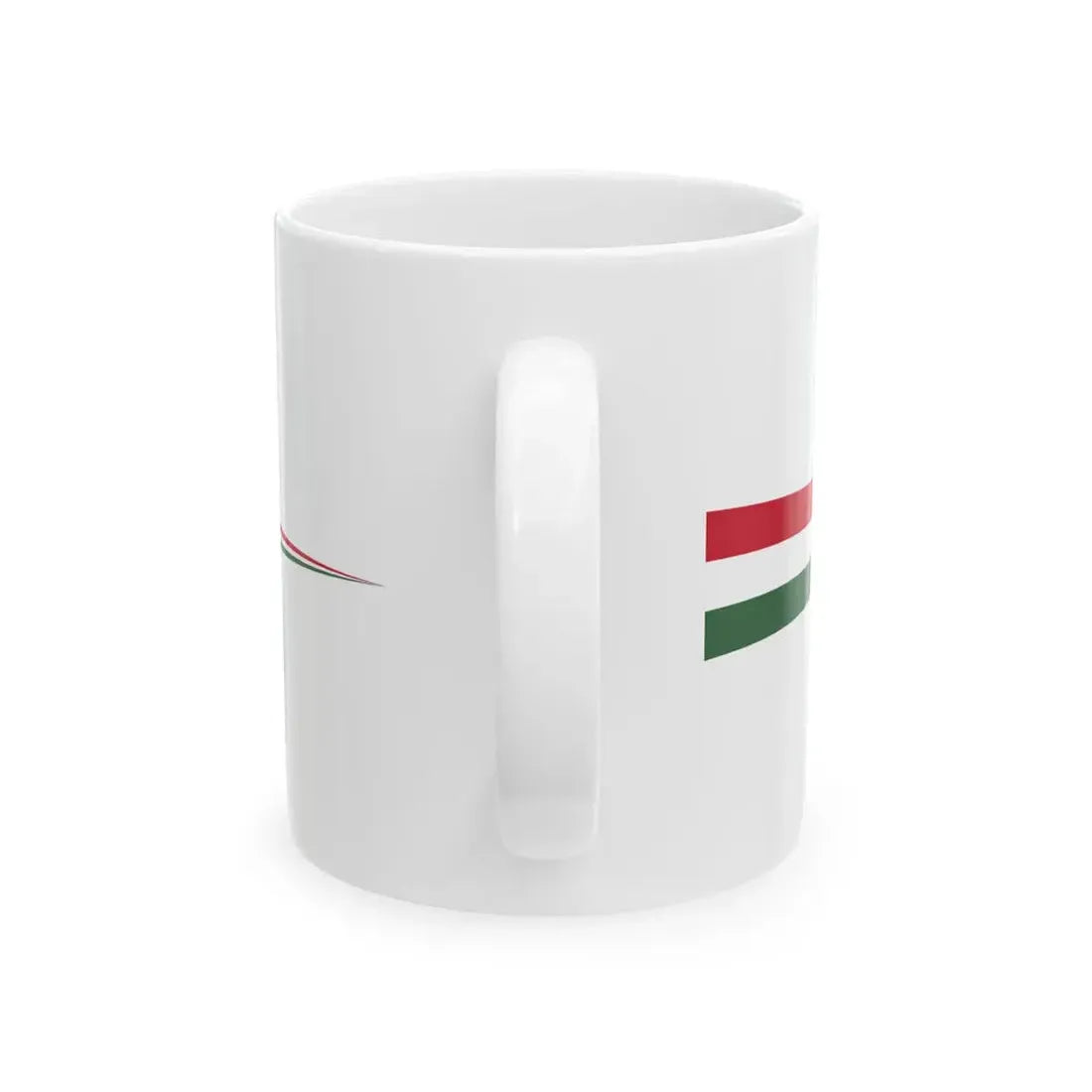 Masthead pennant of Hungary (Hungary) White Coffee Mug - Go Mug Yourself