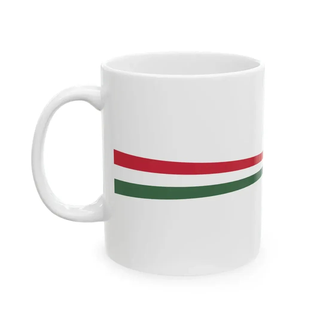 Masthead pennant of Hungary (Hungary) White Coffee Mug - Go Mug Yourself