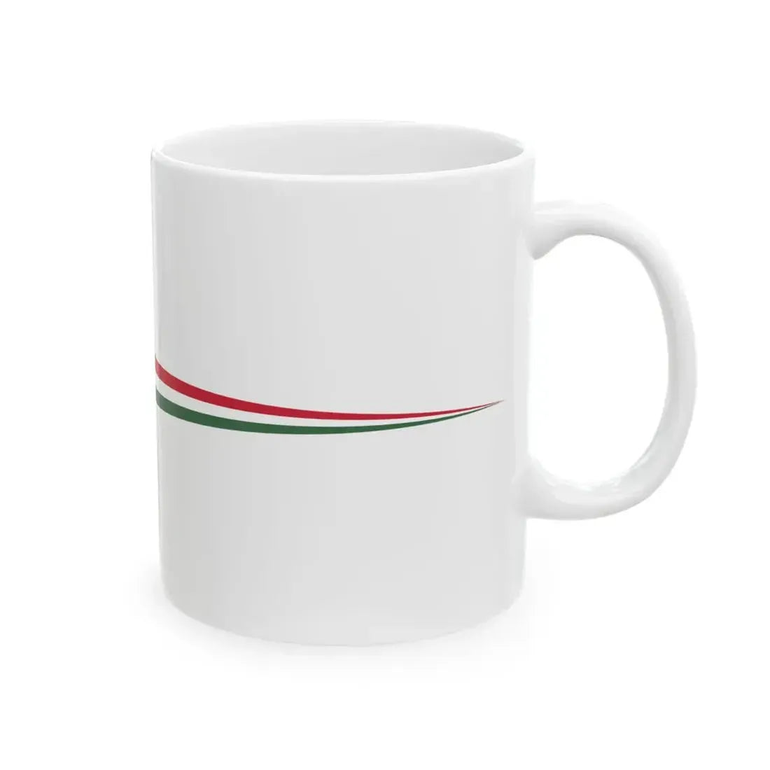 Masthead pennant of Hungary (Hungary) White Coffee Mug - Go Mug Yourself