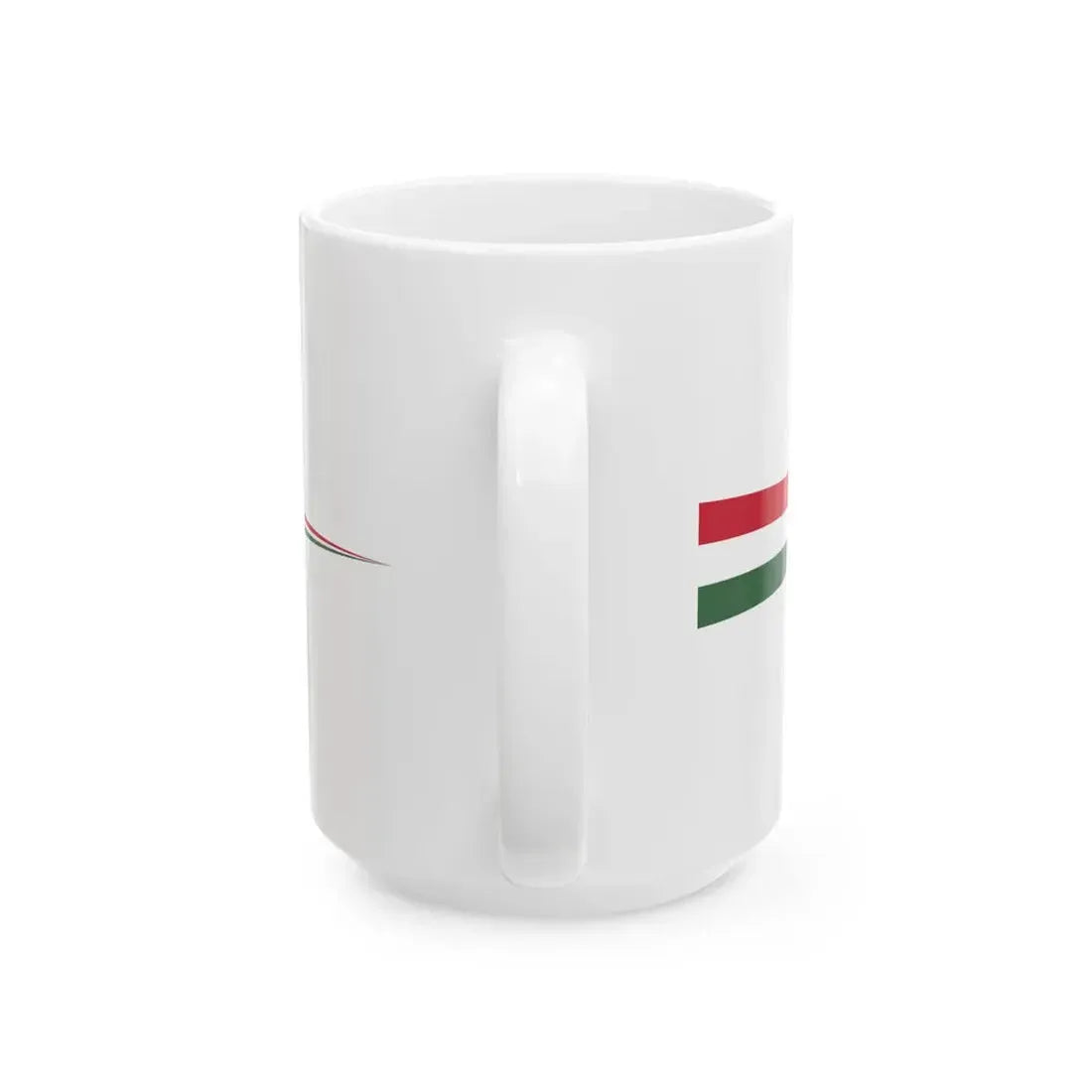 Masthead pennant of Hungary (Hungary) White Coffee Mug - Go Mug Yourself