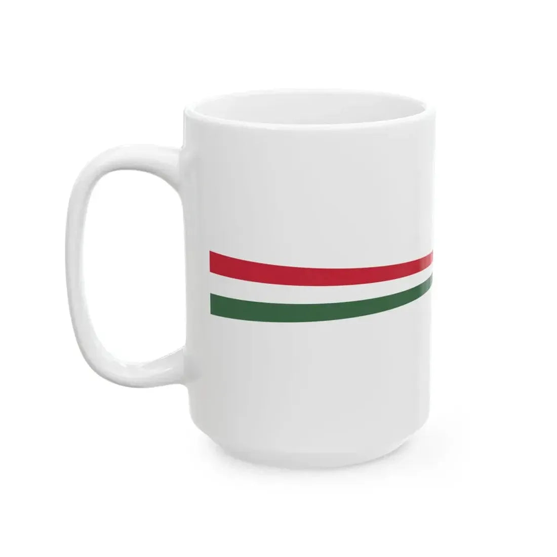 Masthead pennant of Hungary (Hungary) White Coffee Mug - Go Mug Yourself