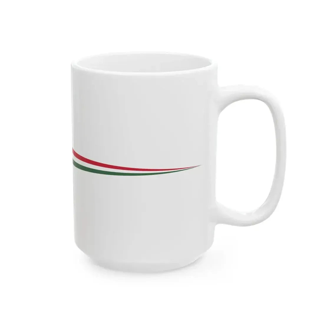 Masthead pennant of Hungary (Hungary) White Coffee Mug - Go Mug Yourself