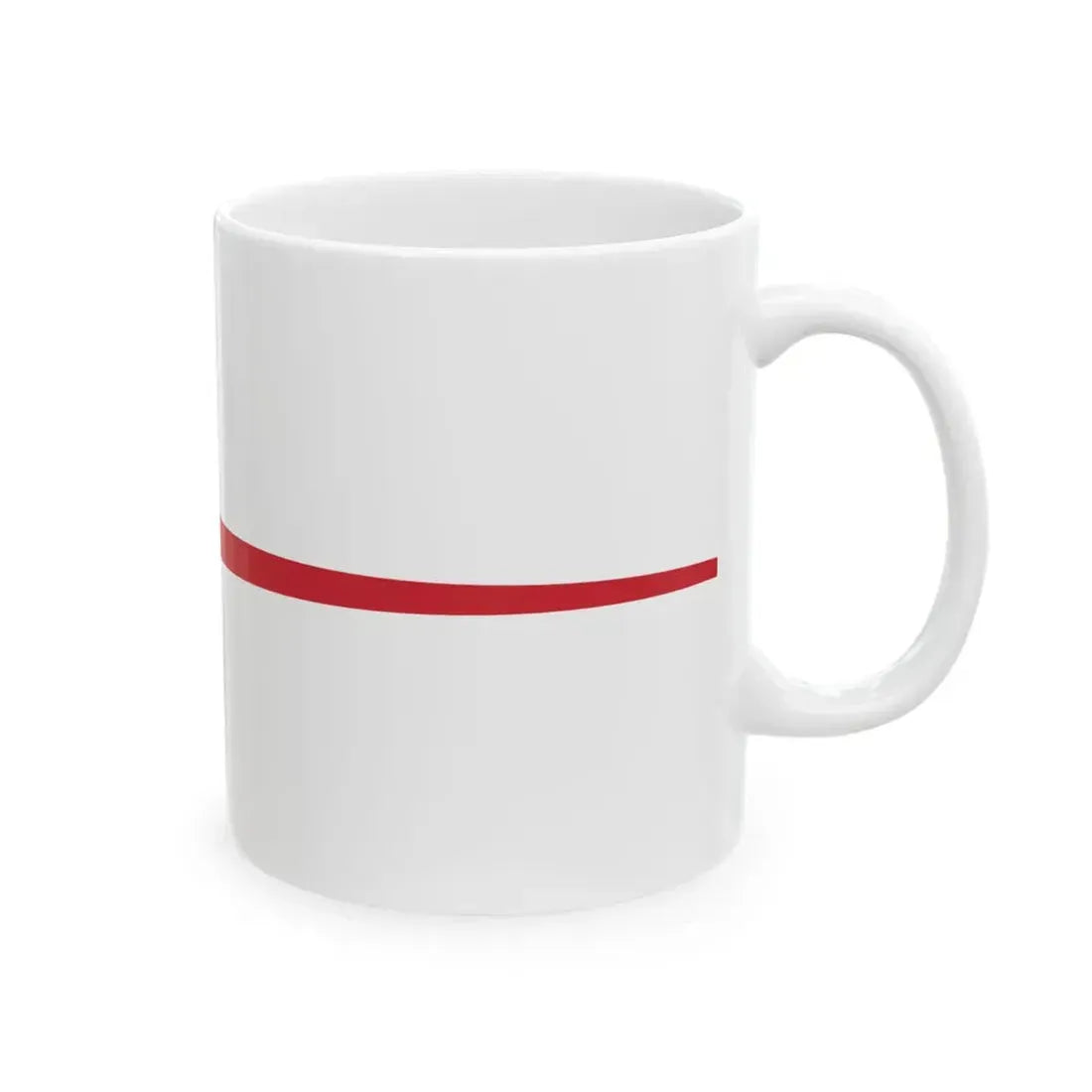 Masthead pennant of Italy (Italy) White Coffee Mug - Go Mug Yourself