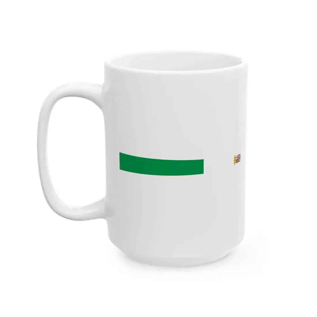Masthead pennant of Italy (Italy) White Coffee Mug - Go Mug Yourself