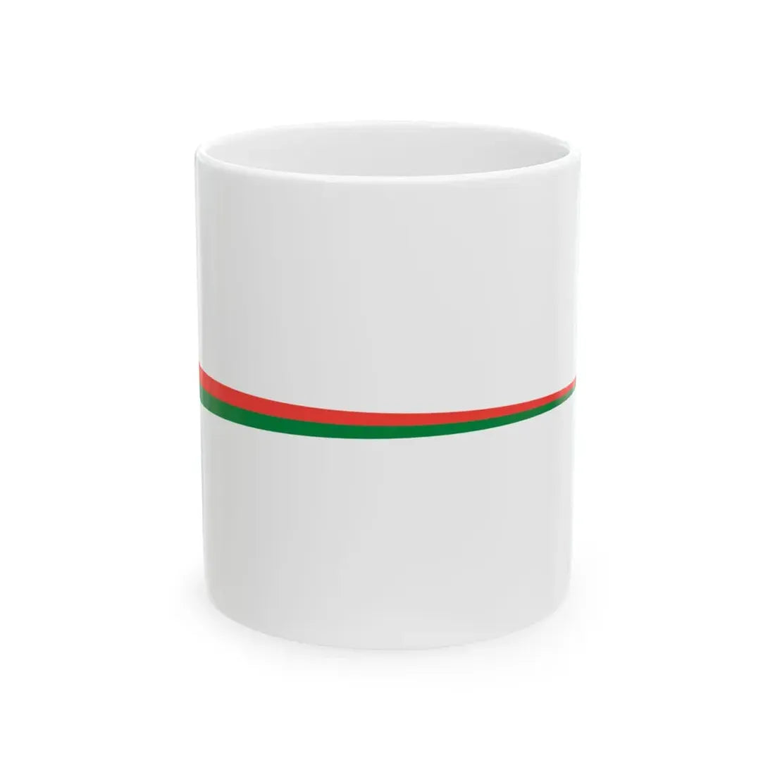Masthead pennant of Madagascar (Madagascar) White Coffee Mug 11oz - Go Mug Yourself