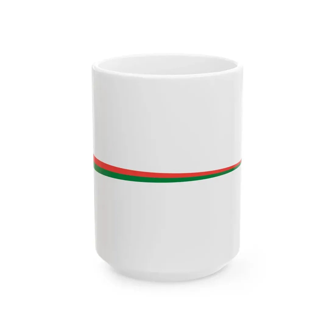 Masthead pennant of Madagascar (Madagascar) White Coffee Mug 15oz - Go Mug Yourself