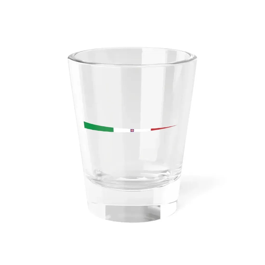 Masthead pennant of the Kingdom of Italy without crown (Italy) Shot Glass 1.5oz 1.5oz - Go Mug Yourself