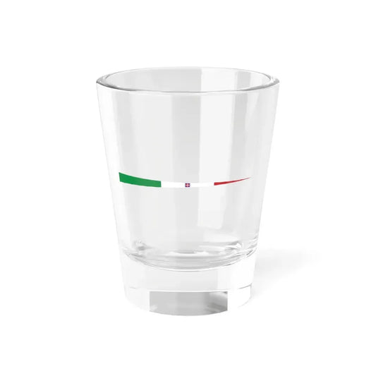 Masthead pennant of the Kingdom of Italy without crown (Italy) Shot Glass 1.5oz 1.5oz - Go Mug Yourself
