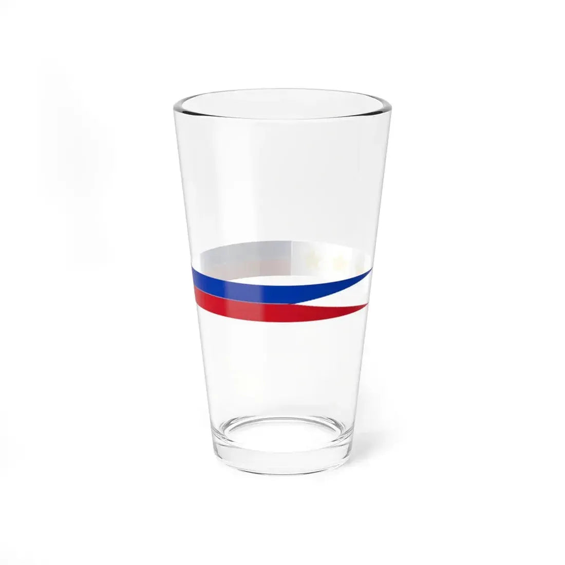Masthead Pennant of the Philippines (Philippines) Pint Glass 16oz - Go Mug Yourself