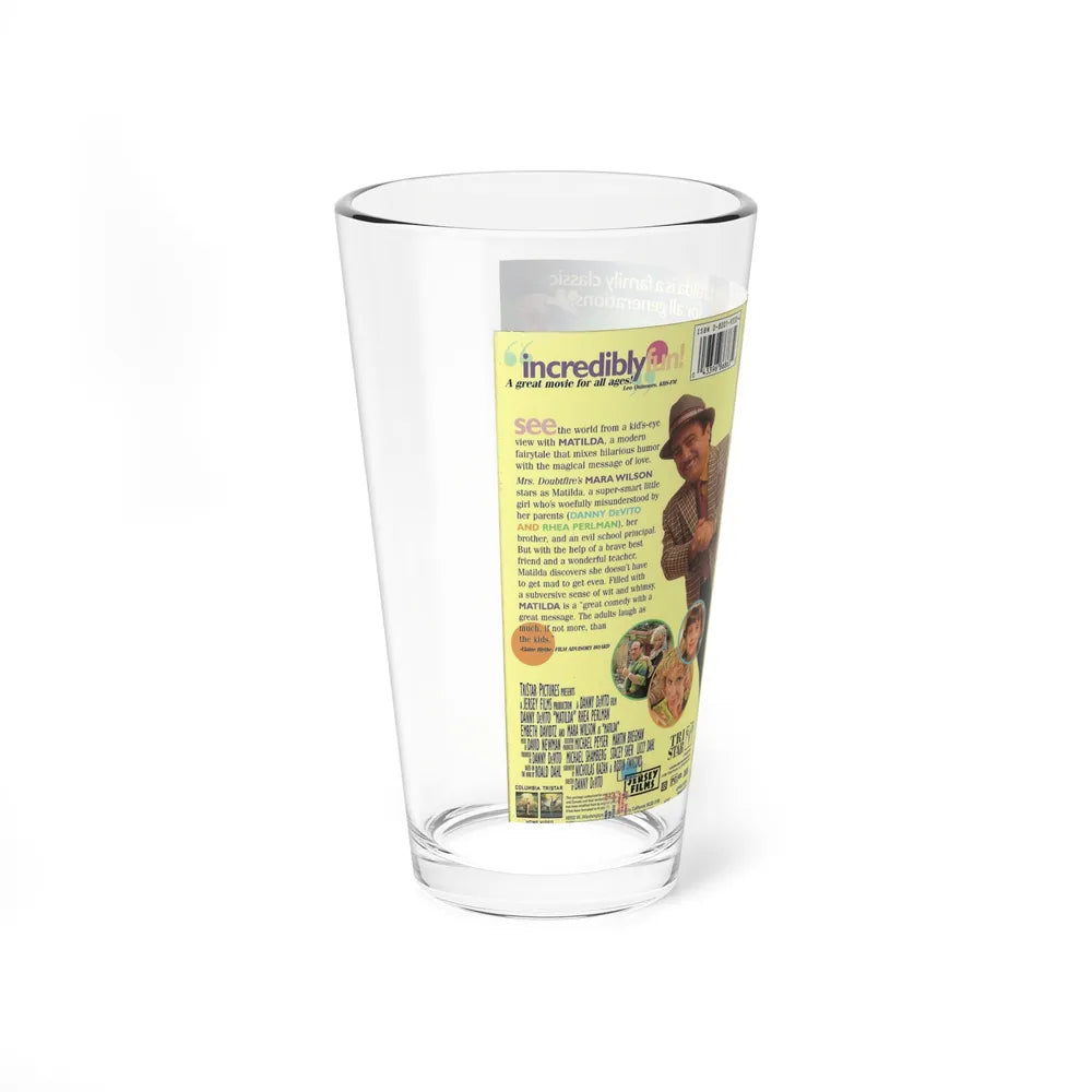 MATILDA (VHS COVER) Pint Glass 16oz - Go Mug Yourself