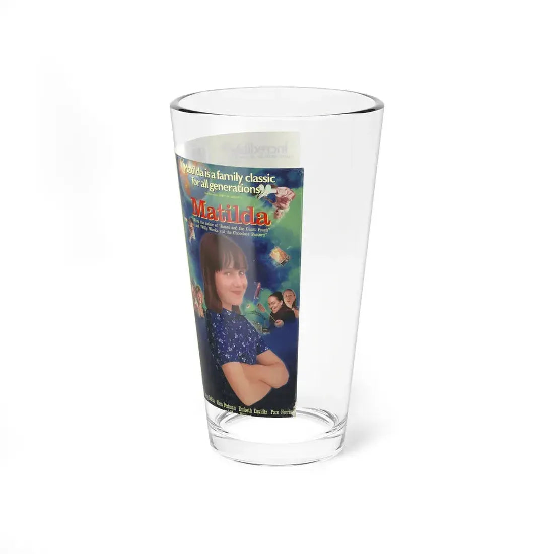 MATILDA (VHS COVER) Pint Glass 16oz - Go Mug Yourself