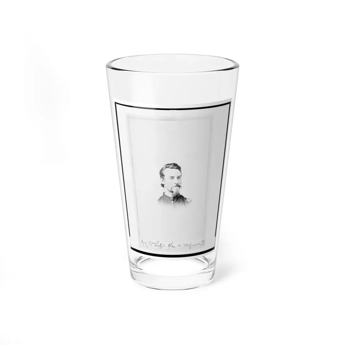 Matthew T. Lutz, Bust Portrait, Facing Front (U.S. Civil War) Pint Glass 16oz 16oz - Go Mug Yourself