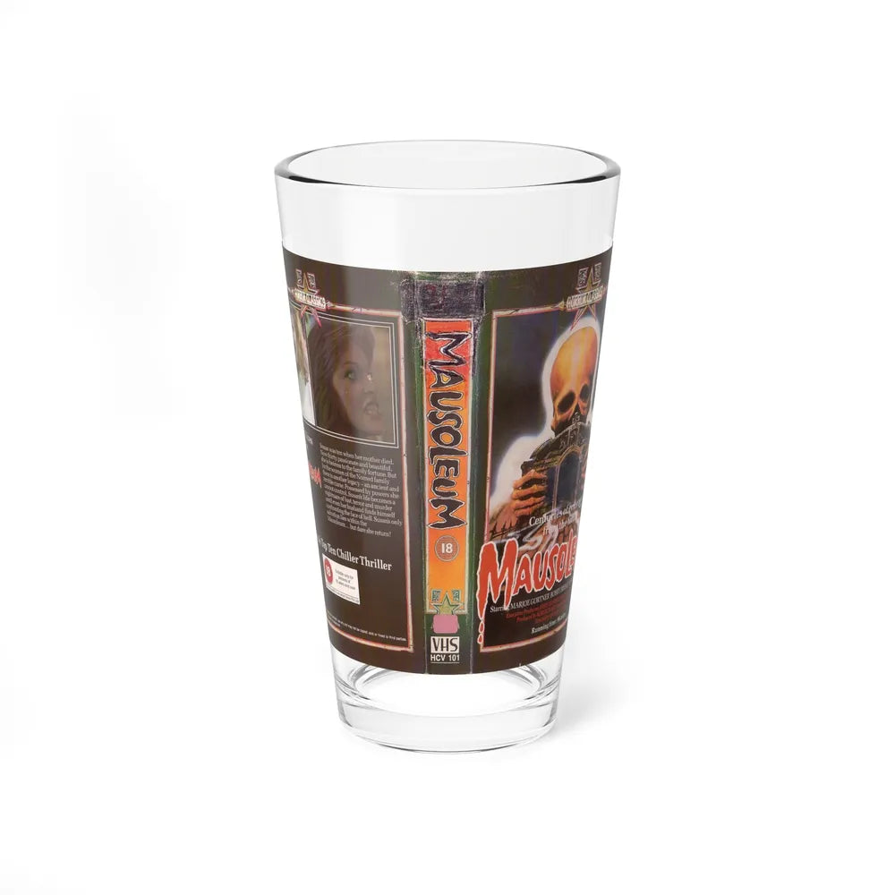 MAUSOLEUM (VHS COVER) Pint Glass 16oz 16oz - Go Mug Yourself
