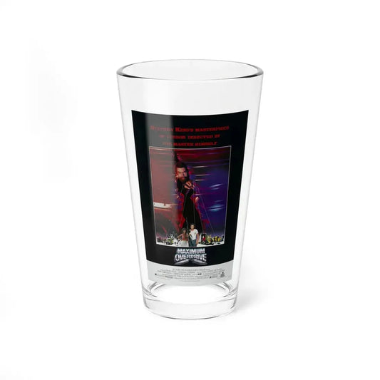 MAXIMUM OVERDRIVE 1986 Movie Poster - Pint Glass 16oz 16oz - Go Mug Yourself