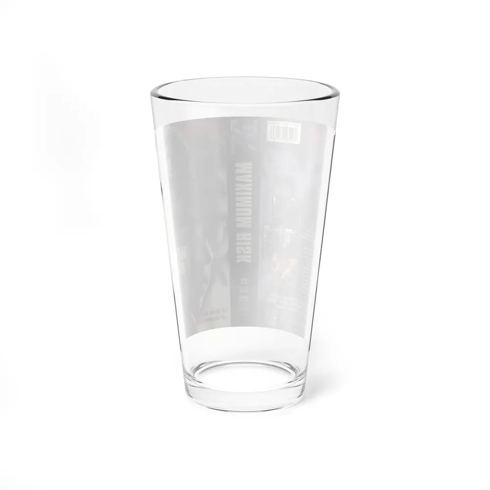 MAXIMUM RISK (VHS COVER) Pint Glass 16oz - Go Mug Yourself