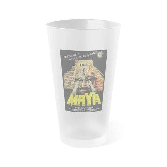 MAYA 1989 Movie Poster - Frosted Pint Glass 16oz 16oz Frosted - Go Mug Yourself