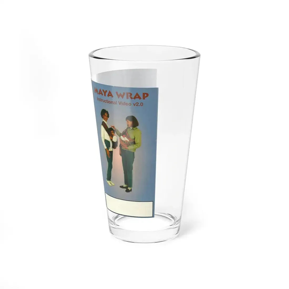 MAYA WRAP INSTRUCTIONAL VIDEO (VHS COVER) Pint Glass 16oz - Go Mug Yourself