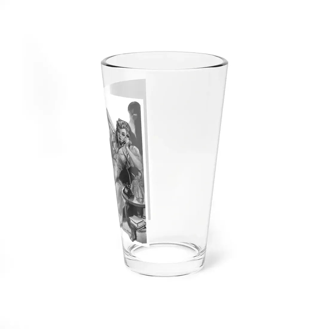Mayfair Melody by Peter Cheyney, Britannia and Eve, 1939 (Magazine Illustration) Pint Glass 16oz - Go Mug Yourself