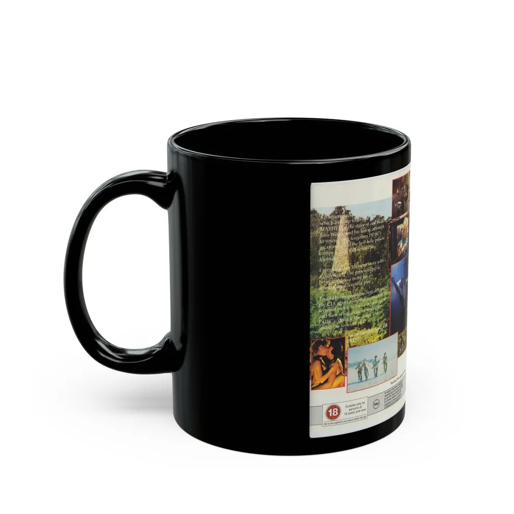 MAYHEM ACTION (VHS COVER) - Black Coffee Mug-Go Mug Yourself