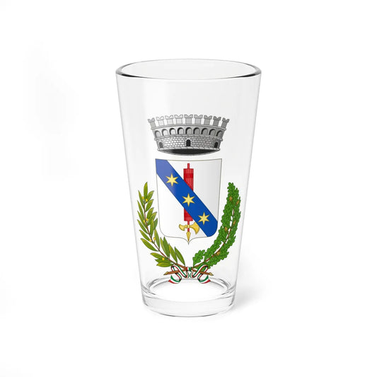 Mazzarino-Stemma (Italy) (Coat of Arms) Pint Glass 16oz 16oz - Go Mug Yourself
