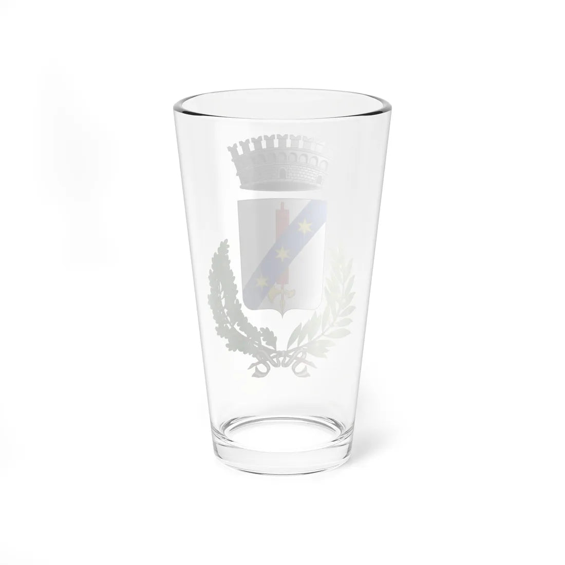 Mazzarino-Stemma (Italy) (Coat of Arms) Pint Glass 16oz - Go Mug Yourself