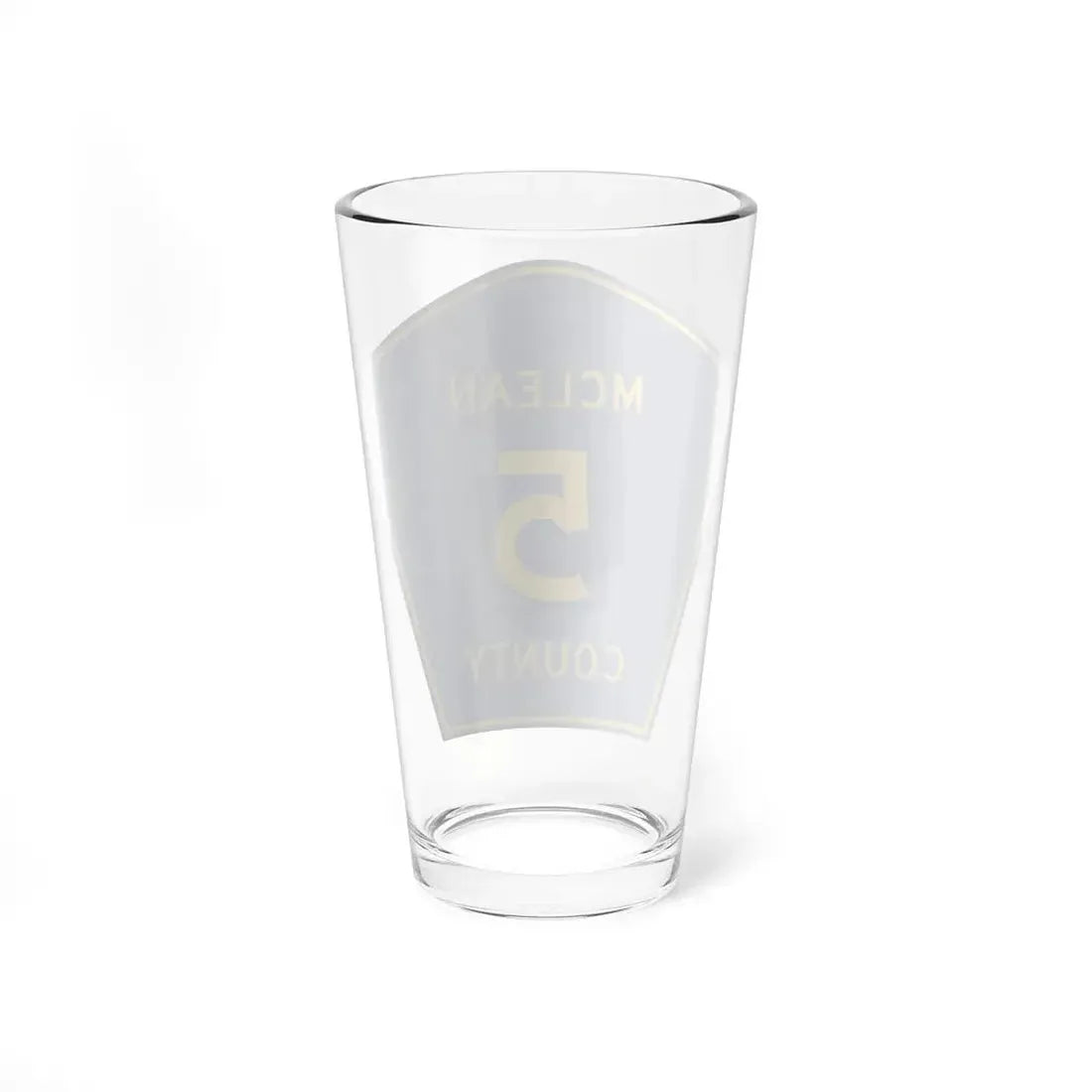 McLean County 5 (Illinois) (Road Sign) Pint Glss 16oz - Go Mug Yourself