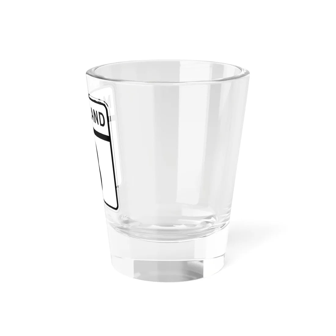 MD 3 (Maryland) (Road Sign) Shot Glass 1.5oz - Go Mug Yourself