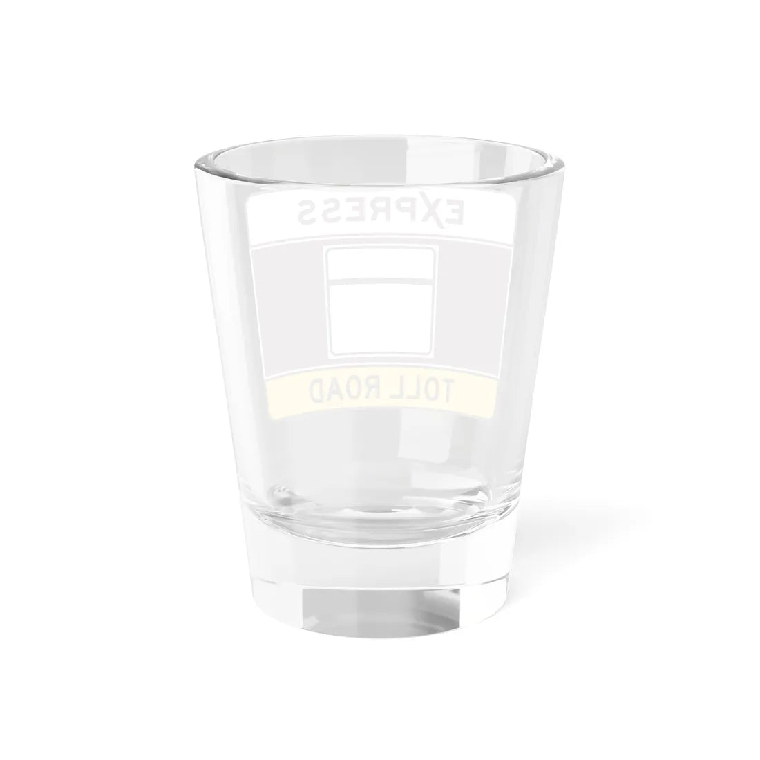 MD blank toll narrow (Maryland) (Road Sign) Shot Glass 1.5oz - Go Mug Yourself